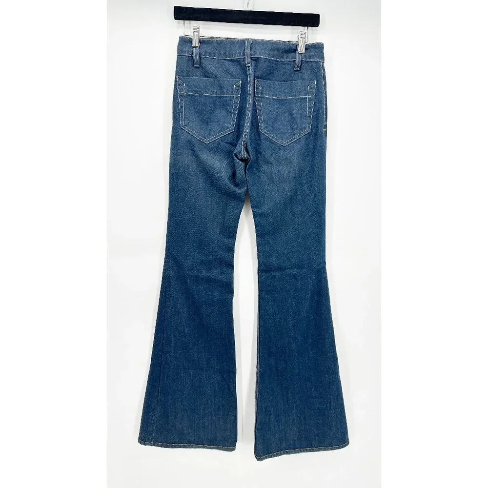 Ka7 Denim Jeans Flare High Rise Sz 2 - Picture 2 of 6